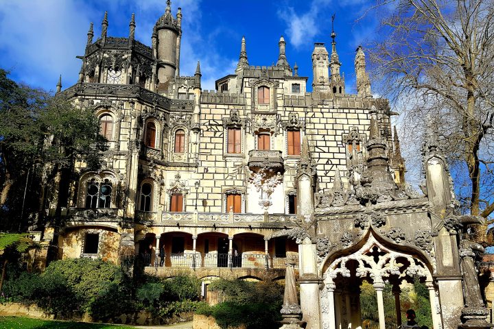 a castle on top of a building