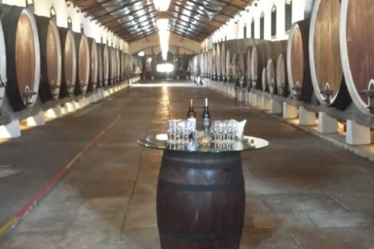 a close up of a barrel