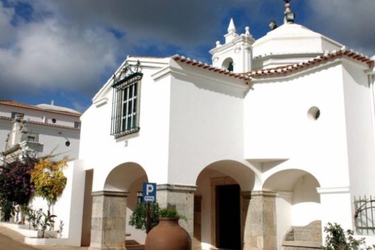 a large white building