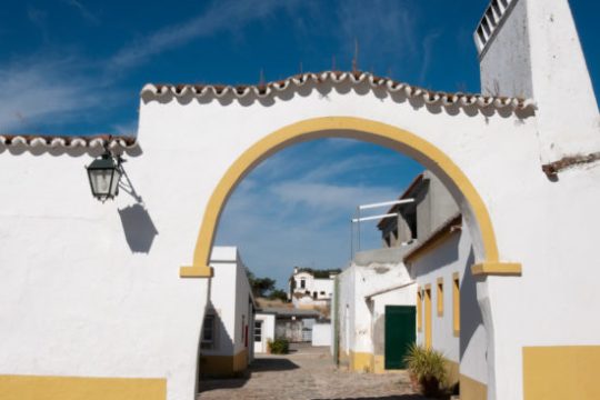 a large white building