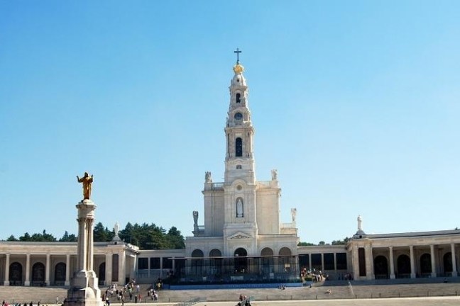 a large white building