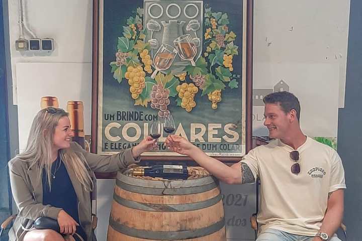 a man and a woman sitting in a room