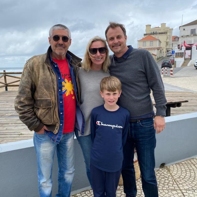 a person standing posing for the camera