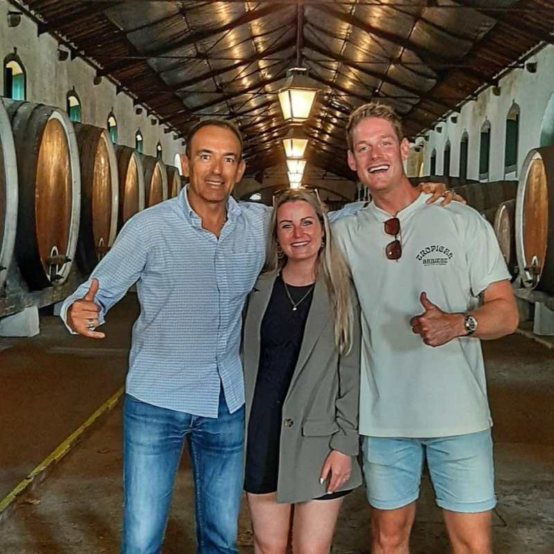 a group of people posing for the camera