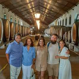 a group of people posing for the camera