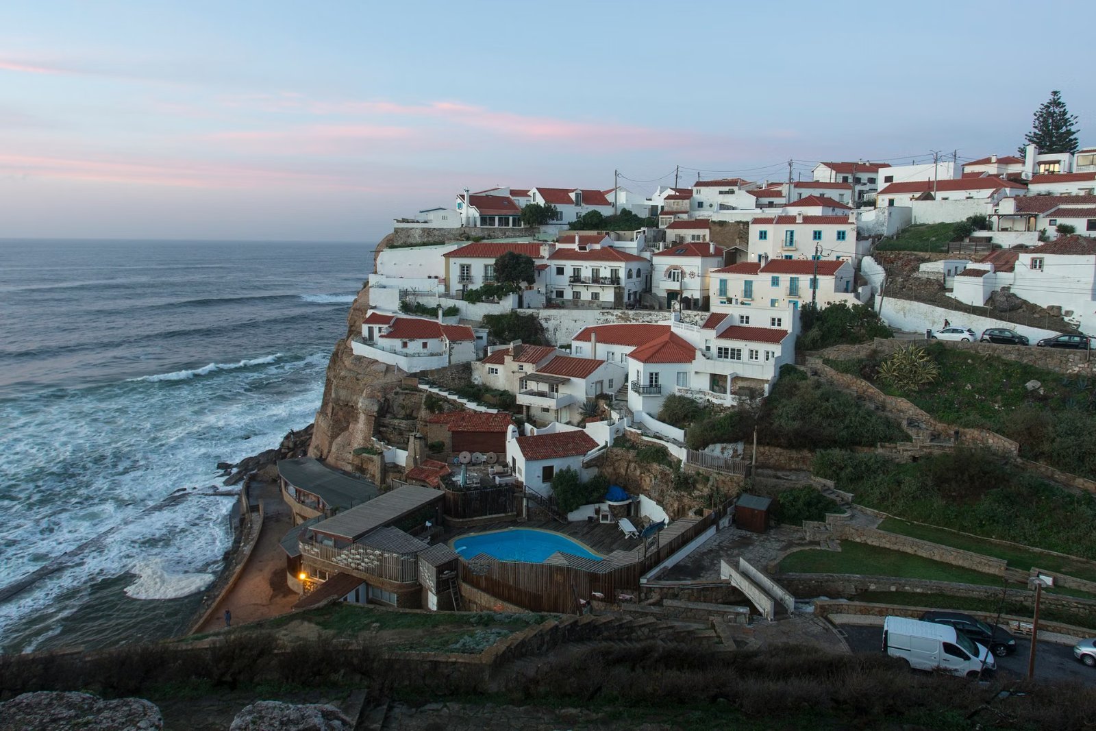 Azenhas do Mar cliff village on the Sintra coast, a stop on our Sintra wine tasting tours