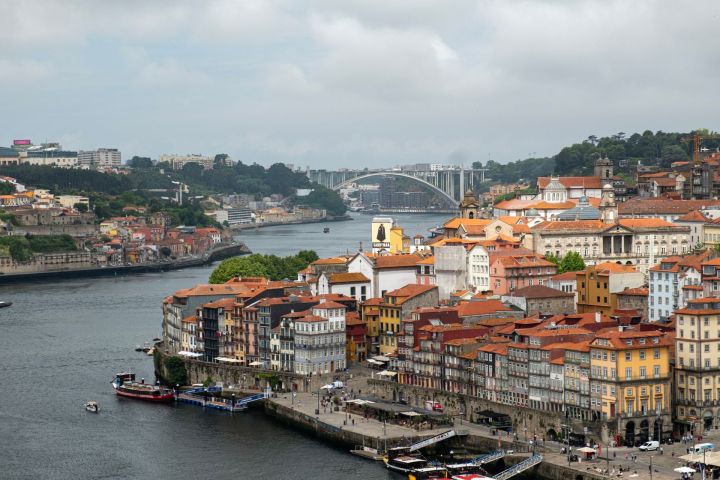 Porto riverside seen across the Douro